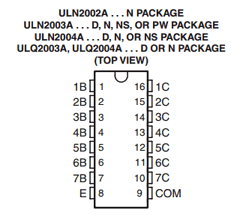 ULN2003AD datasheet